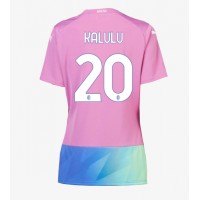 AC Milan Pierre Kalulu #20 Rezervni Dres za Ženska 2023-24 Kratak Rukav